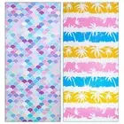 2 Pack Microfiber Beach Towel Oversized Pool Towel 75”x 35” Sand-Free Beach T...