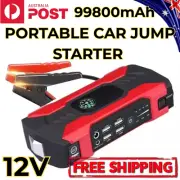 Car Jump Starter 99800mAh Power Bank Pack Battery Charger Booster Portable 12V
