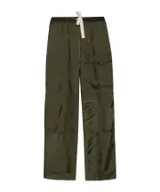 Elastic waist casual pants EU46 green
