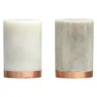 Marble Salt and Peper Shakers (Set of 2)