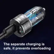 5V/3.1A Dual USB Fast Charging Car Cigarette Lighter Socket Splitter