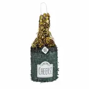 Champagne Bottle-Shaped Pinata, Party Decor, 1 Piece