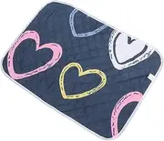 TOBBOMEY Washable Pee Mat for Elderly Cotton Eva Material Diaper Replacement Easy to Clean