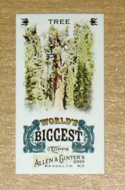 2010 Allen/Ginter MINI World's Biggest TREE SP retail