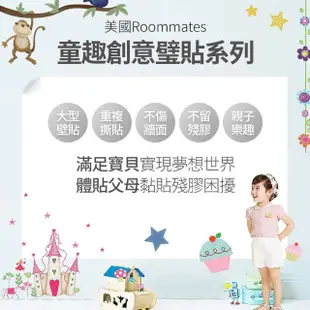 【Roommates】童趣創意壁貼-杯子蛋糕(裝飾壁貼 牆貼 傢飾 無痕卡通壁貼)