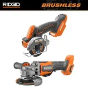 RIDGID 18V Brushless Cordless 2-Tool Combo Kit w/ SubCompact Multi-Material Saw