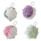 10 sets (40pcs) Loofah Bath & Shower Sponge Pouf Mesh Brush Ball Body Scrubber