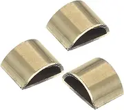 DRESSOOS 3pcs Copper Violin Bow End Screw Rings Durable Upper Screw Ring for Enhanced Sound Quality Precision Crafted Violin Accessories for Musicians