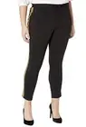 NWT MSRP $189 Ralph Lauren Women’s Plus Metallic Trim Casual Black Pants Size 1X