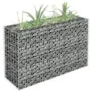 Gabion Basket Raised Plant Bed Border Flower Planter Garden Patio Landscape