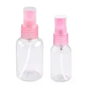 2 x Travel Bottles Set Empty Plastic Atomiser Refillable Perfume 50 &1755