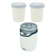 Davis & Waddell Electric Yoghurt Maker Fermenter and 2Pcs Ice Cream Tubs