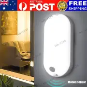1/2/4x LED MOTION PIR Sensor Lights Outdoor Garden Security Wall Light Path Lamp