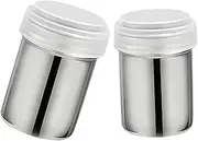 Cabilock Hot Shaker 1 Powder Shaker Duster Stainless Steel Sugar Dispenser Cocoa Flour Sifter