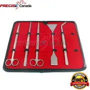 5Pc Stainless Steel Aquarium Plant Aquascaping Tweezer Scissor Maintenance Tools