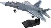 DIY J35 Fighter Jet Airplane Assembly Blocks High Simulation Children's Toy