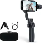 3-Axis Gimbal Stabilizer for iPhone 15 14 13 Pro Max XS X XR Samsung s23