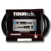 Tourtek 4.57m Male Instrument Cable Jack Connector Cord Black