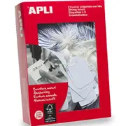 Apli Strung Tickets 22x35mm Tags White Box 500