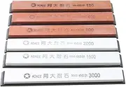 IMAGE Sharpening Stones Set 6PCS for Kitchen Knife Sharpener Professional Sharpening System-Stone grit: #180#400#800#1500#2000#3000