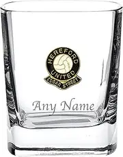 Personalised Hereford United Football Club Mixer Glass