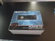 Rockville RDM18 V2 In-Dash Car Single Din Bluetooth AM/FM/ USB/SD Receiver