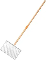 B Baosity Cat Litter Scooper Pet Sifter Premium Multifunctional Easy Cleanup Large Sifting for Cats Dogs Chicken Metal Wooden Handle