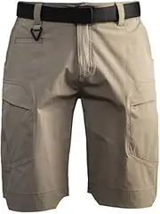 [YABOO] Tactical Combat Pants Quick Dry Shorts Outdoor Sports BDU Hunting Shooting Battle Dress Tan