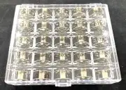 1X Plastic Sewing Machine Bobbin Storage Box with 426000 - 25pcs