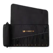 Wrench Roll, Wrench Roll Up Pouch, Heavy Duty Canvas Wrench Organizer Bag (Bl...