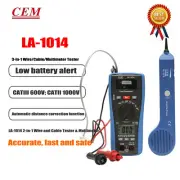CEM LA-1014 2 in 1 LAN Tester and Multimeter Built-in Speaker on Probe