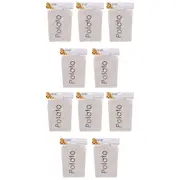 10PK Appetito Potato/Food Bag Kitchen/Pantry Fabric Drawstring Sack/Storage