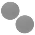 2pcs Silicone Trivet Mats 11.8" Dia Round Non-Slip Hot Pads for Hot Pots Grey