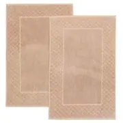 Bourgeois - 2 Piece Bath Mats Set (Beige)