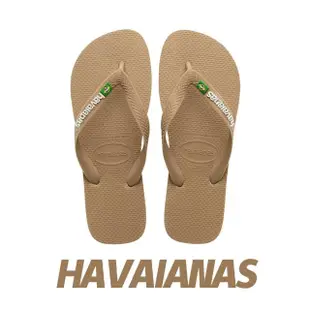 【havaianas 哈瓦仕】Havaianas Brasil Logo 人字拖 海灘鞋 咖啡 男女款 4110850-3581U