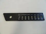 IGNITION / SWITCH BLACK PLASTIC BLANK PANEL 14 1/8" X 3" MARINE BOAT