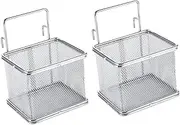 FUNOMOCYA 2pcs Sieve Fine Mesh Strainer for Hot Pot Easy to Clean Suitable for Restaurant Home