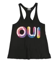 Scratch Womens OUI Racerback Tank Top