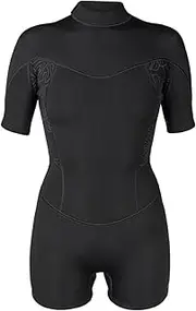 XCEL Womens Axis Short Sleeve Back Zip Boy Short Springsuit 2mm