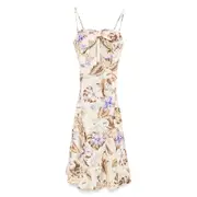 [Zimmermann] Zimmermann Coco Midi Dress IV NUMERIC NEUTRALS