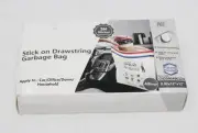 Drawstring Garbage 40 Bags Small Car Office Stick On Trash Bags 12x12" Handy