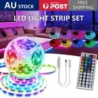RGB LED Strip Lights 5050 Waterproof 5M 10M 15M 20M 12V 44Key Remote 300Leds AU