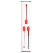 4 in 1 Bluetooth Earphone Cleaning Pen Kit, Telescopic Pen Computer Keyboard Cleaning Brush Dust Remover - Red