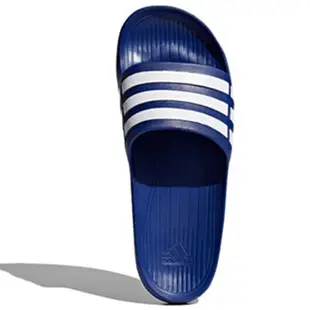 adidas DURAMO SLIDE 男女 運動拖鞋 藍-G14309