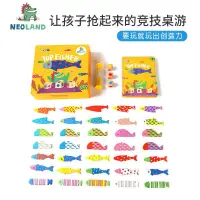 在飛比找蝦皮購物優惠-【麗熊貝比】neoland綠龍島桌遊咚咚魚塘兒童專注力鍛鍊親