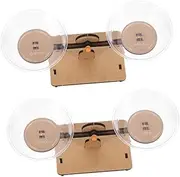 DIY Wooden Balance Scale Set for Boys and Girls Montessori Math Toy Physics Learning Game Toddler Education Toy 2pcs