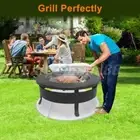 Fireproof Mat 24 Inch Fire Pit Pad BBQ Grill Mat For Outdoor Patio Deck Protect