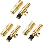 ERINGOGO 3pcs Alto Saxophone Kit Metal Cap Sax Accessories for Professionals Beginners Accuracy Air Tightness