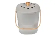 Eco Basics Kitchen 6L Compost Waste Bin Container Bucket w Liners Filter Granite