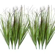 8PCS Artificial Plants, Shrubs Wheat Grass Greenery Stems for Home Decor, Fak...